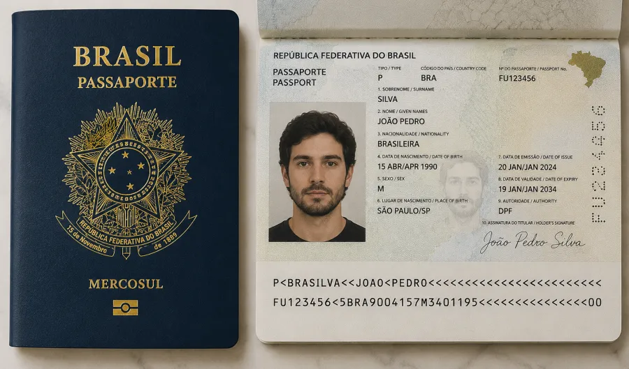 Imagem Passaporte visto americano